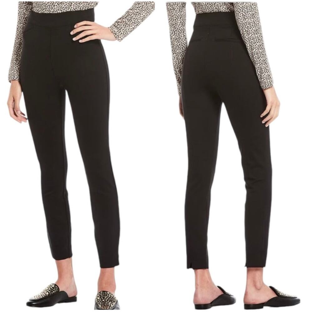 Spanx NWT The Perfect Black Pant Backseam Skinny Size M Pull-On Shaping Ponte